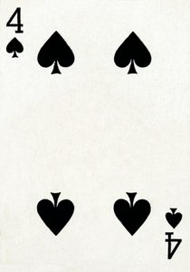 4 of Spades from a Deck of Goodall & Son Ltd. Playing Cards by Unbekannt