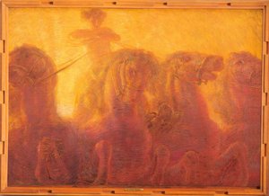 4 Rampant Horses Pulling the Chariot of the Sun