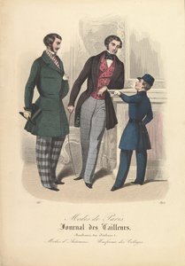 892 from Modes de Paris, Journal des Tailleurs by Unbekannt