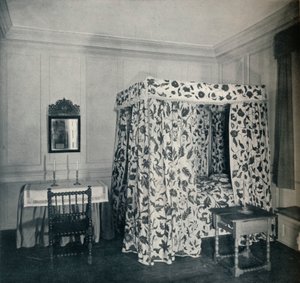 A Bedroom from the House of Major Nicholas Sewall, at Secretary by Unbekannt