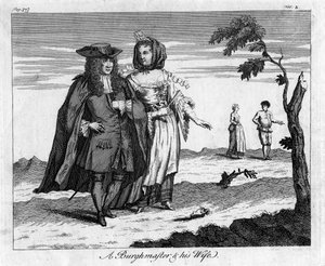 A Burghmaster and His Wife, 18th Century