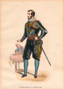 A Captain of the Popes Swiss Guard, c.1900s