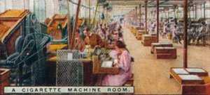 A Cigarette Machine Room