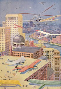 A City of the Future, 1927 by Unbekannt