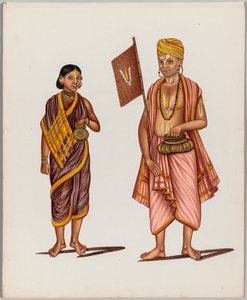 A Couple from the Series Costumes and Professions, Mid-1800s