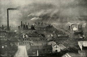 A Factoryscape in the Potteries, 1938
