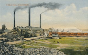 A Gold Mine, Johannesburg, early 20th century
