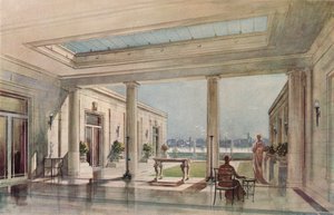 A House in Grosvenor Road, Westminster Thames Embankment