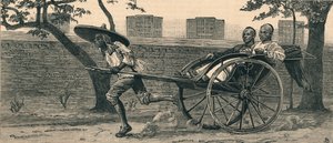 A Jinriksha, or Chinese hand-carriage by Unbekannt