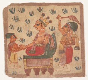 A King Seated on His Throne, 1725