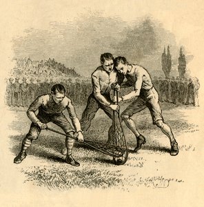 A Lively Scrimmage, 1881 by Unbekannt