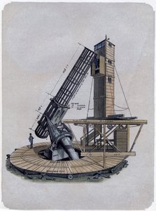 A Newtonian reflector, 1870 by Unbekannt