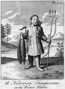 A Nisovian Tunguzian in His Winter Habit by Unbekannt