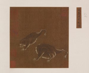 A Pair of Three-Legged Toads, Ming Dynasty, 1368-1644 by Unbekannt