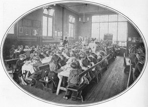 A Ragged School Union Dinner, Camberwell, London, c1901