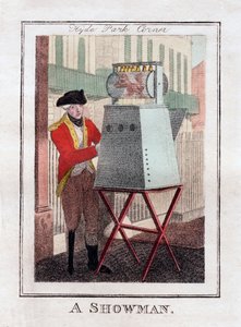 A Showman, Hyde Park Corner, London, 1805