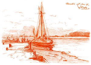 A Sketch at Walberswick, 1899