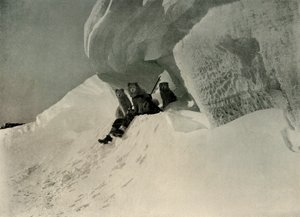 A Snow Cornice by Unbekannt