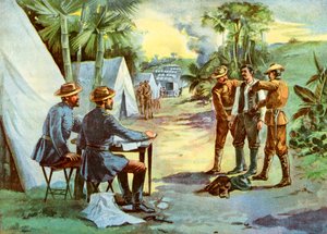 A Spanish spy in camp, Spanish-American War