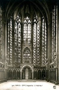 A Chapel Interior, Paris, France, 20th century by Unbekannt