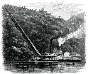 A Cotton Chute, United States, c1880