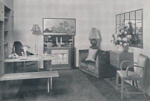 A Dining and Sitting Room, 1942 by Unbekannt