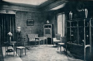 A drawing-room by E. Colonna