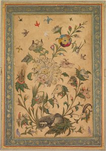 A Floral Fantasy of Animals and Birds Waq-waq by Unbekannt