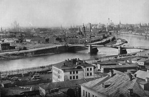 A General View of Moscow, Showing the Kremlin by Unbekannt