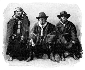 A Group of Araucanians, Chile/Argentina by Unbekannt