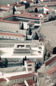 A model of the ancient Greek city of Pergamon by Unbekannt