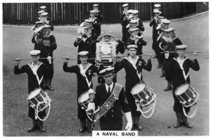 A Naval Band of HMS Vernon Shore Establishment at Portsmouth