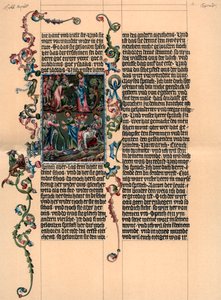 A Page from the Wenzel Bible, c1400, 1903 by Unbekannt