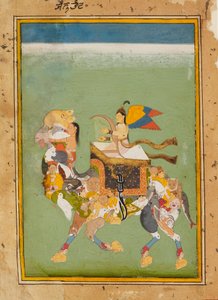 A Peri, or Fairy, Riding a Magic Camel by Unbekannt