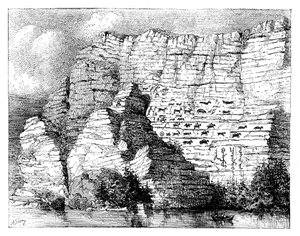 A Rock Inscription on the Banks of the Yenisei River, 1895 by Unbekannt