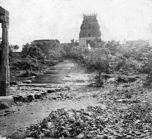 A Ruined Temple Near Madras, India