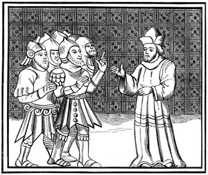 A Secret Meeting of the Jews at the Rabbi