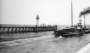 A Steamer Departing from Trouville for Le Havre, France, c. 1920s