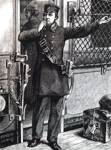 A Train Guard by Unbekannt