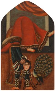 Acrobat and a Peacock, c. 1825
