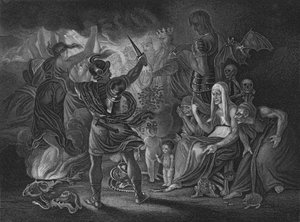 Act IV Scene i from Macbeth, c19th century