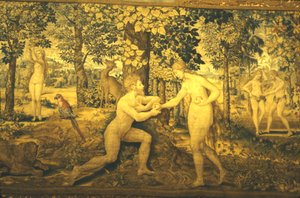 Adam and Eve. The Temptation by Unbekannt