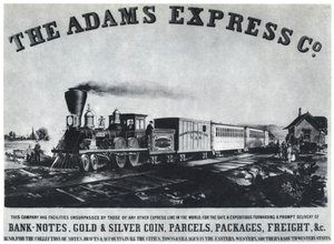 Adams Express Company Advertisement