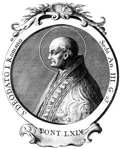 Adeodatus I, Pope of the Catholic Church by Unbekannt