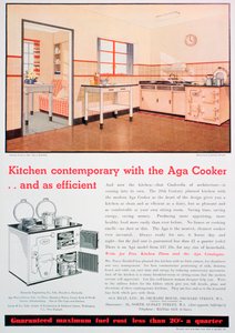 Advert for Aga cookers