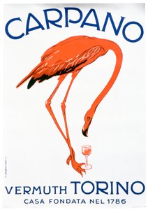 Advert for Carpano Vermouth by Unbekannt