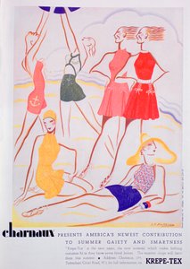 Advert for Krepe-Tex Bathing Costumes