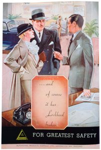 Advert for Lockheed Car Brakes by Automotive Products of Leamington Spa