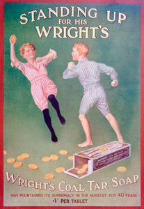 Advert for Wrights Coal Tar Soap, 1909