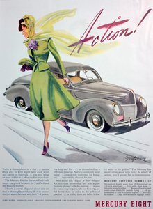 Advert for the Mercury Eight motor car